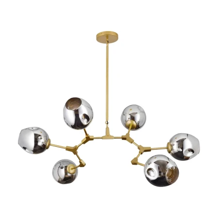 Lampa wisząca MODERN ORCHID-9 złoto szara 150 cm - ST-1232-9 gold smoky - Step Into Design